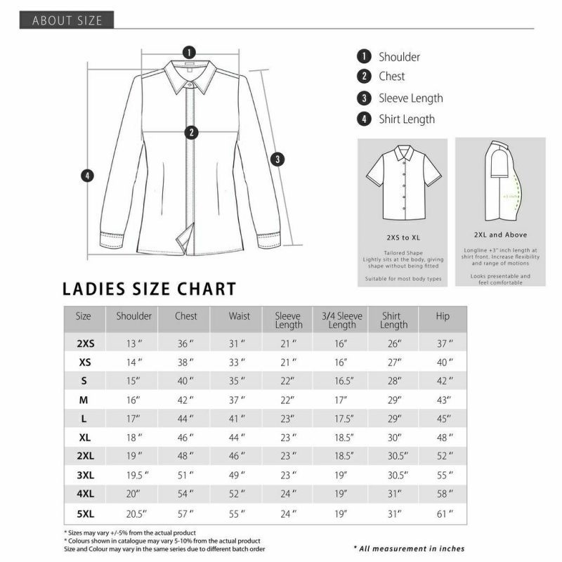 Female Size chart